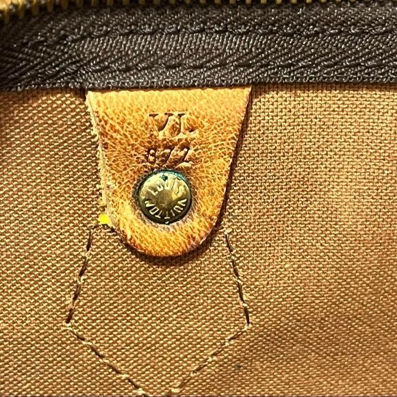 LOUIS VUITTON SPEEDY 40 Vintage February “87 Made in France 100% authentic! gUC - Picture 11 of 12